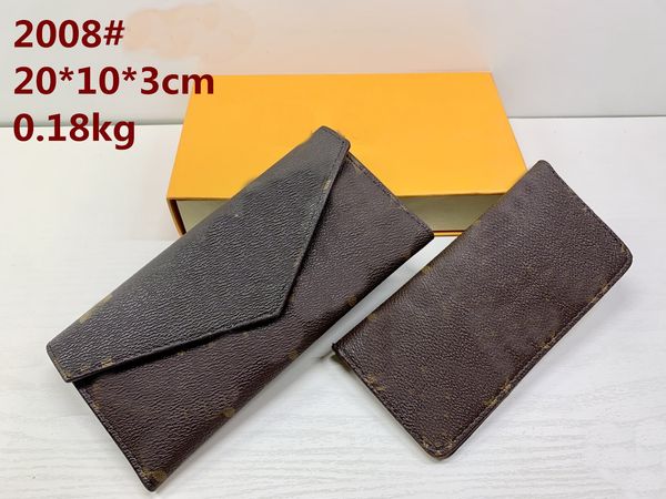 

wallets designer womens button long clutch bags card pouch round coin purse zippy brown waterproof canvas wallet 2pic/set