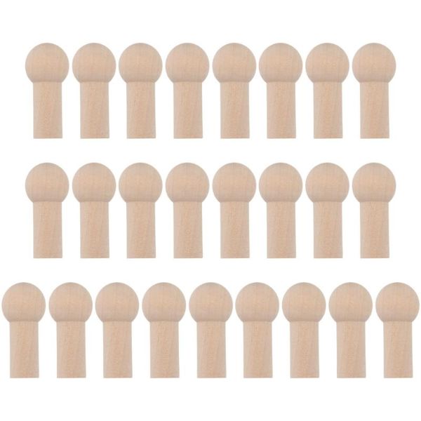 

hangers & racks 25pcs wooden hook accessories wood clothing hooks shaker pegs 51mm*23mm*15mm