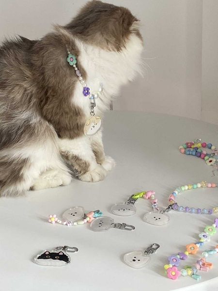 

dog cat brand id card anti lost collar name telephone necklace pendant lettering