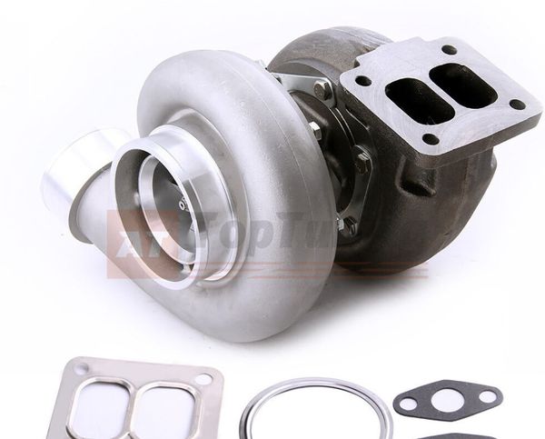 Turbo Turbocharger GT45 fit T4 V-Band Com. A/R 0,66 A/R 1,05 Refrigerado a óleo 600+BHP