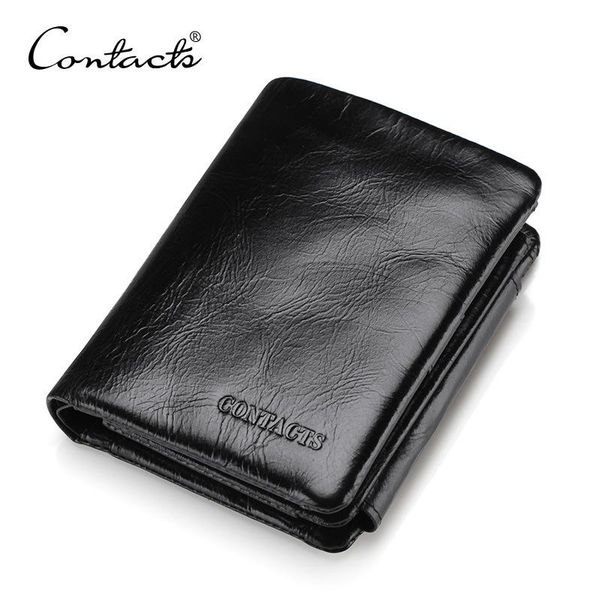 

large casual leather men's purse bag wallet wallets, Red;black