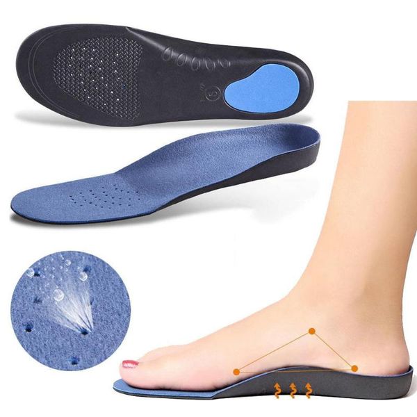 

shoes materials wholesale flat feet orthopedic insoles arch support foot varus eversion x-o type leg correction eva shoe insole, Black