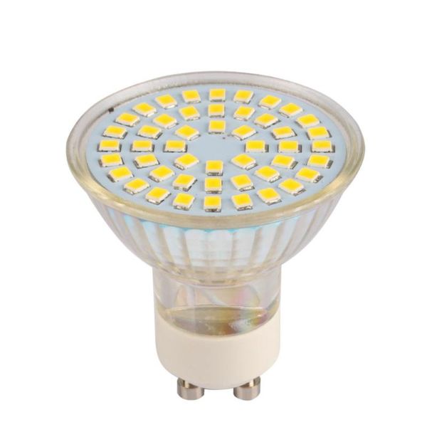 

bulbs gu10/mr16 48,60,80pcs led 2835 smd glass lamp cup warm pure white housing energy saving shape spot ligh#270042