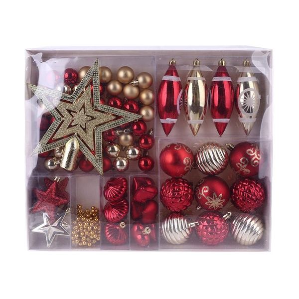 

party decoration christmas xmas tree ornaments decorative balls set 2021
