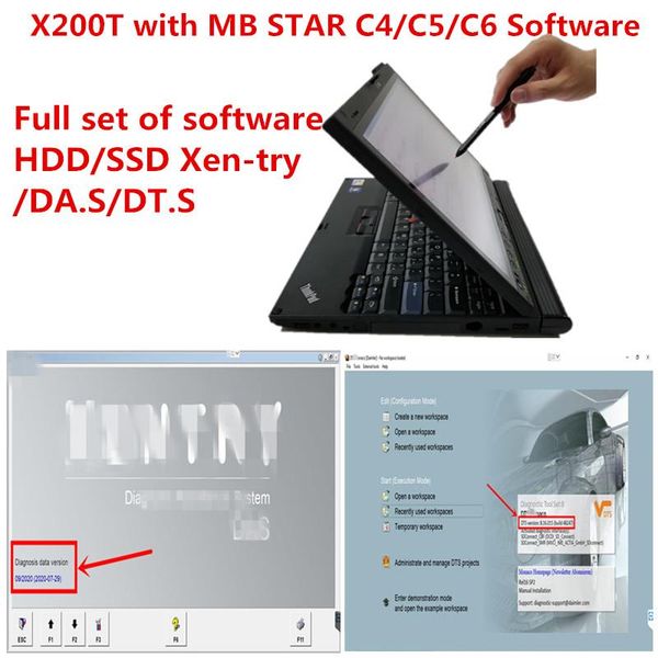 

lapdiagnostic pc 4g with mb star c4/c5/c6 v2021.09 software hdd or ssd installed well ready to use tools