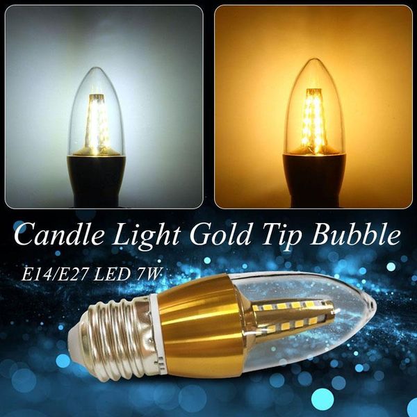 

bulbs led bulb 35led lamp home decor candle light durable golden 2835smd bright