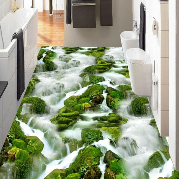 

wallpapers [self-adhesive] 3d rapid flow 1925 floor wallpaper mural wall print decal murals