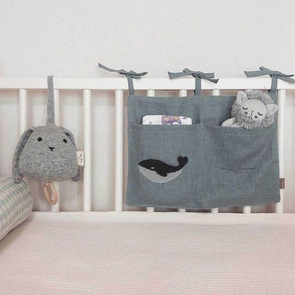 

stroller parts & accessories l5yf baby crib hanging bag cot bed toys diaper storage organizer nappy holder pocket for infant