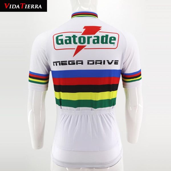 

man cycling jersey white blue pro racing team fascinating go summer lucky outdoor sports classic cool winner jackets, Black;red