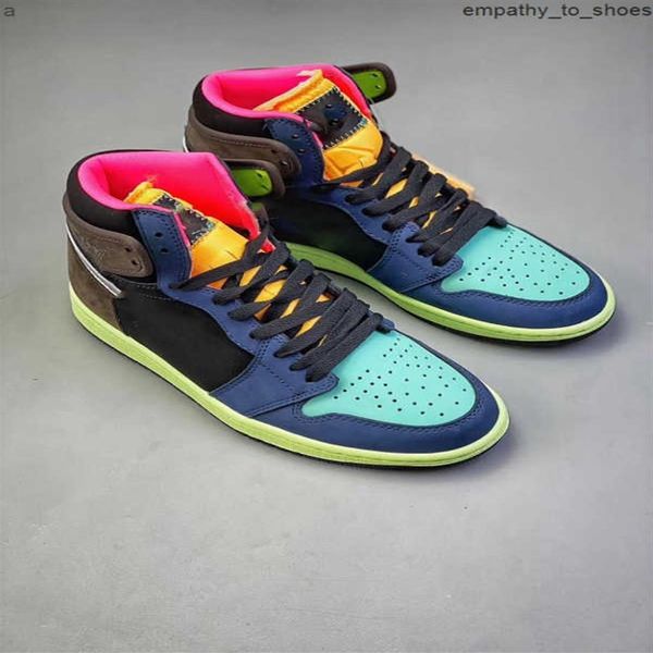 

shoeshigh og 1 bio hack new release 1s baroque brown black-laser orange-racer pink mens basketball shoes men sports sneakers 555088-201a53