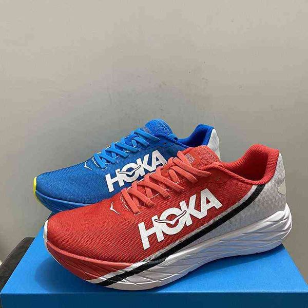 

hoka one male card ran x carbon plate racing road running shoes suspension breathable sneaker