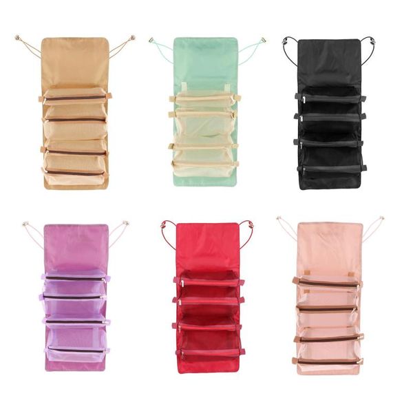 

in 1 foldable make up hanging makeup bag cosmetic waterproof separable storage bags