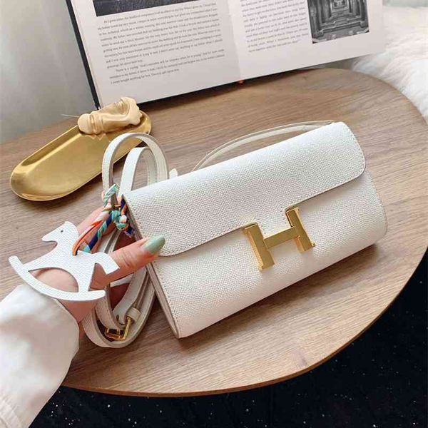 

outlet herme h mini bag single soulder messenger buckle wite and bag female h buckl wan