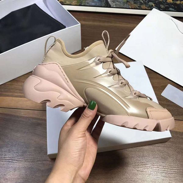 

new b23 shoe designer transparent printing luxury high-genuine leather casual shoes b22 canvas man woman fashion sneakers with box, Black