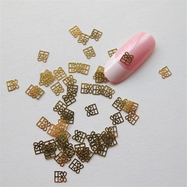 

1000pcs/lot christmas xmas gift thin metal studs rivets nail art decorations supplies diy nails kawaii accesorios jewelry charms, Silver;gold