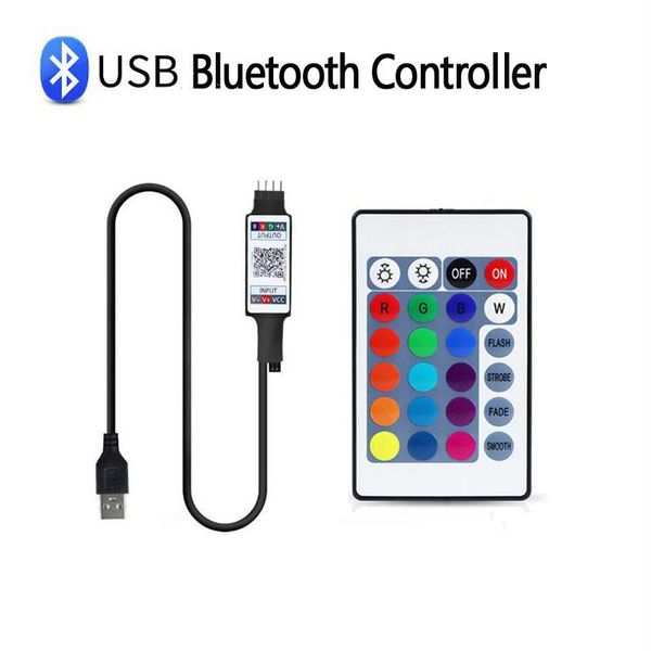 

strips 5v ubs bluetooth rgb led strips/strip/lights/lamp/light with remote for room bedroon kitchen smart cabinet tape controller