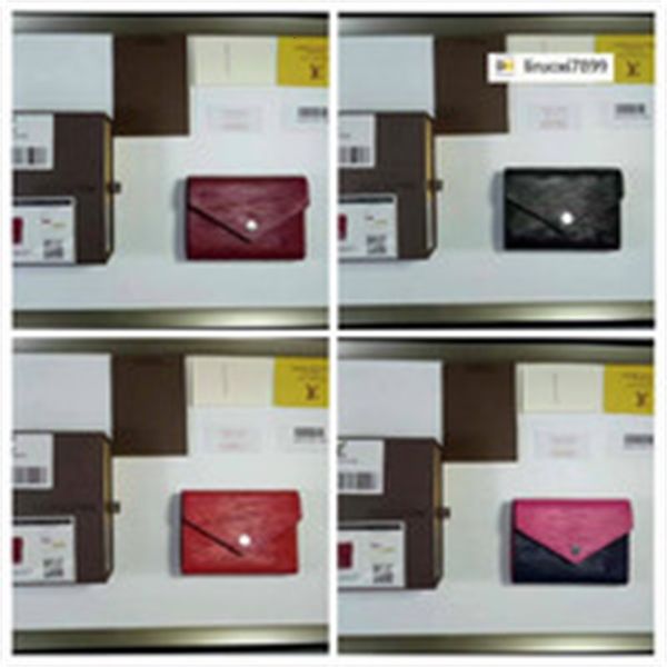 

62171 wallet clutches water ripple brand women real leather long designer chain wallets compact purse luxury evening key card jaf6 holders