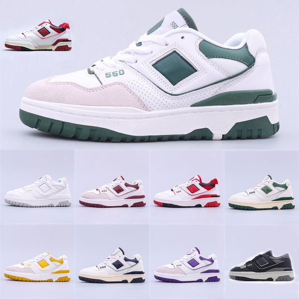 

new bb550 550 basketball designer bb550wt1 skate shoes aime leon dore white green shadow grey navy blue sea salt black purple red men women