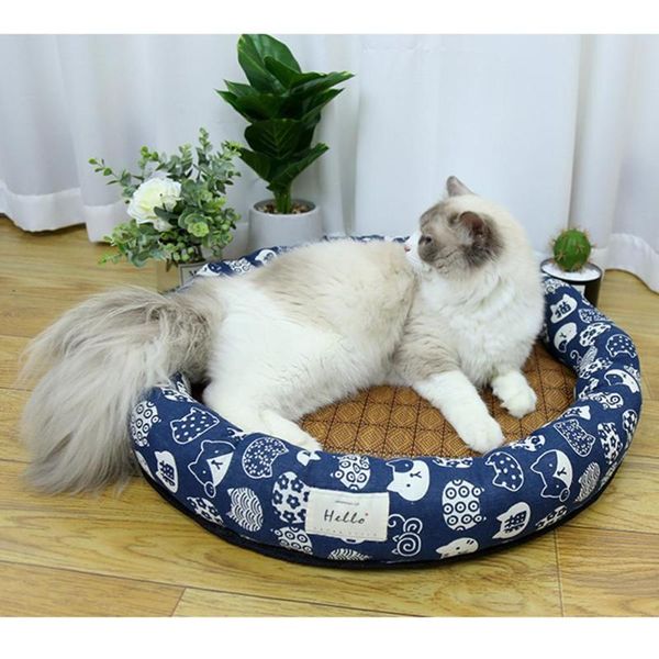 

summer cat bed/ house/home small dog pet beds and houses pillow accessories chiens & furniture