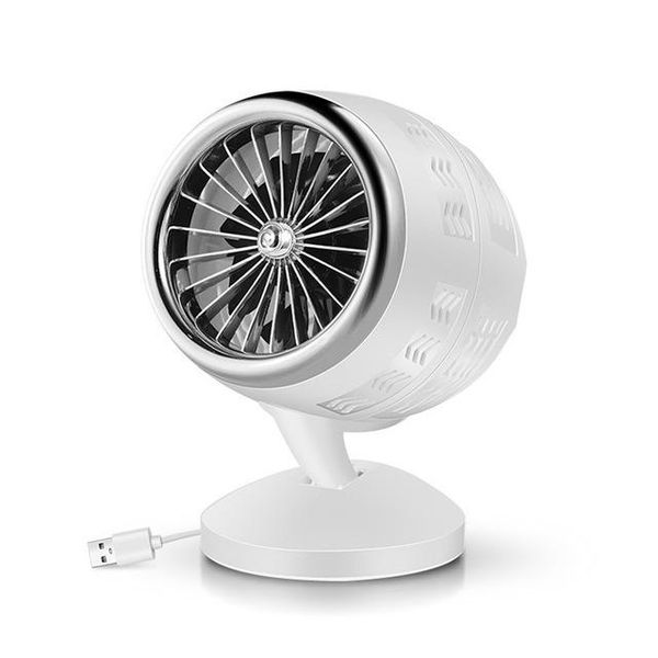 

electric fans fan mini air circulation 2 gears speed usb charging touch switch cooling double-leaf turbine deskportable