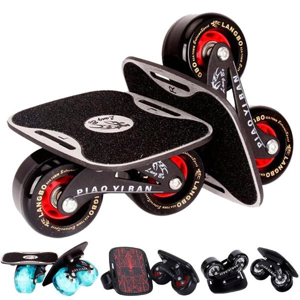 

skateboarding 1 pair skateboard aluminium alloy mini drift short board roller