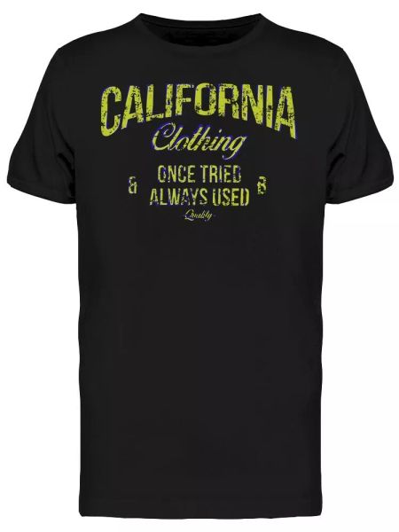 

california state clothing tee men's -image by shutterstock, White;black