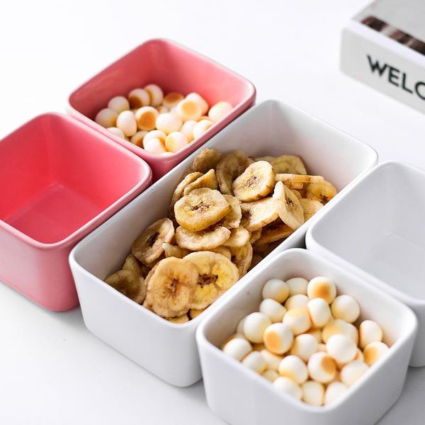 

bowls japanese solid mini ceramics bowl square heatable baking for el restaurant home minimalist seasoning