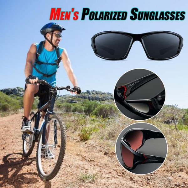 

outdoor eyewear polarized sunglasses men's uv protection for driving cycling fishing hiking fishingskating sports