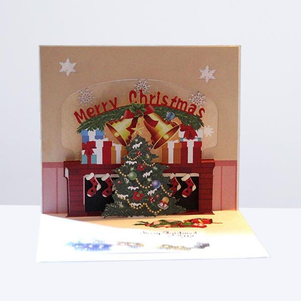 

greeting cards 1pc 3d christmas with envelope for holiday xmas gift