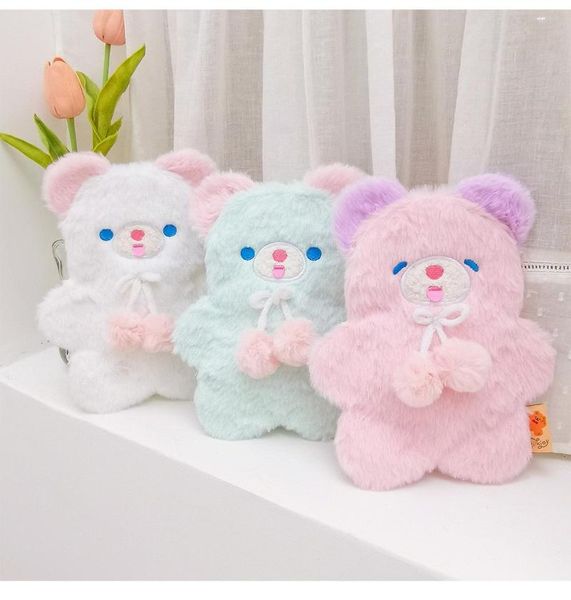 

milkjoy 2021 bear girl pencil case bag kawaii cute pouch student sationary pen box children gift bags