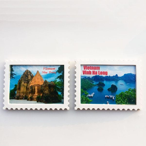 

fridge magnets qiqipp bonaga jambota creative tourism souvenir gift magnetic sticker refrigerator nha trang, ha long bay, vietnam