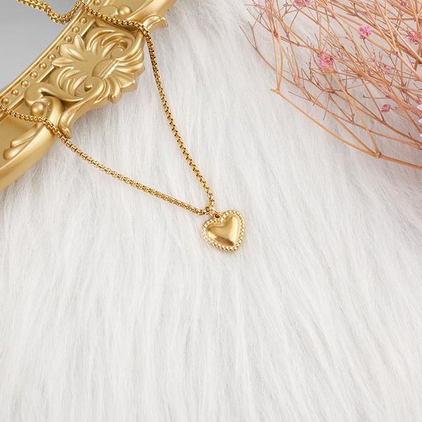 

pendant necklaces lace love 2021 products men and women fashion stainless steel necklace jewelry gift for girlfriend family, Silver