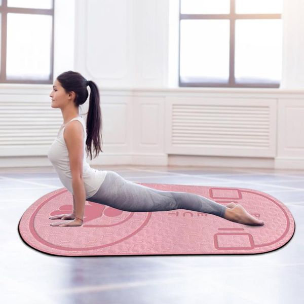 

yoga pad rope skipping floor mat absorption mute dancing non-slip tpe high density for jump indoor fitness mats