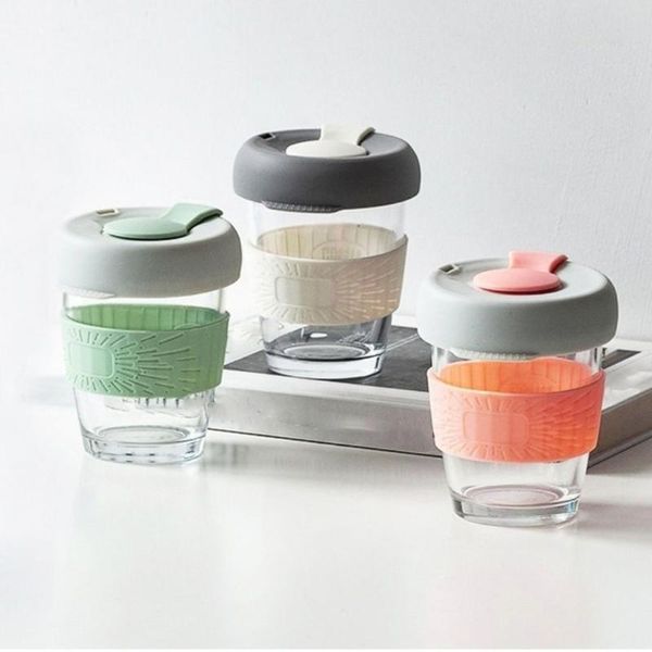 

mugs reusable coffee cup drinkingwater glass gifts travel for home