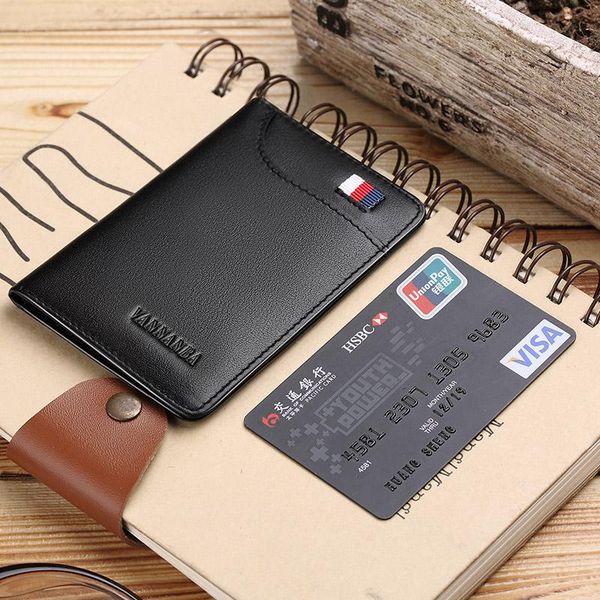 

wallets international brand ultra-thin leather mini wallet holder fashion high-end first layer small coin purse, Red;black