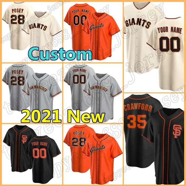

custom jersey 28 buster posey 35 brandon crawford san francisco baseball will clark brandon belt alex dickerson mike yastrzemski jerseys men, Blue;black