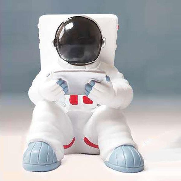 

decorative objects & figurines mobile phone holder ornaments resin astronaut household goods crafts deskdecoration gift