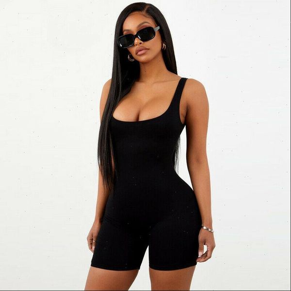 

bodycon playsuits v neck womens jumpsuits sleeveless bodysuit, Black;white