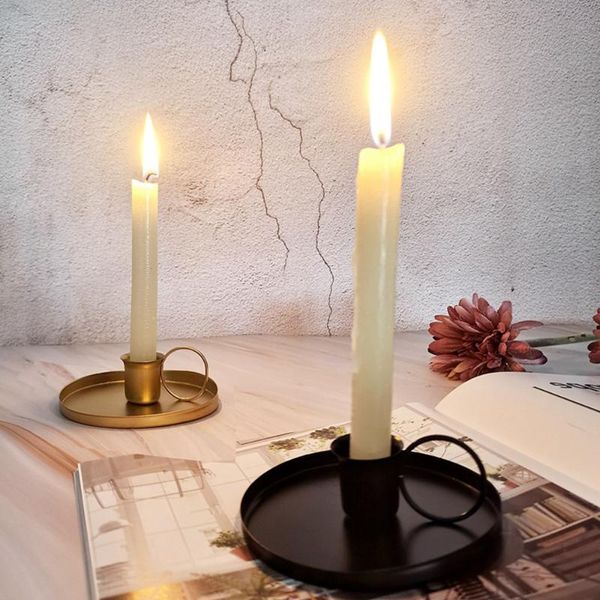 

candle holders retro metal wrought iron holder european style table decor