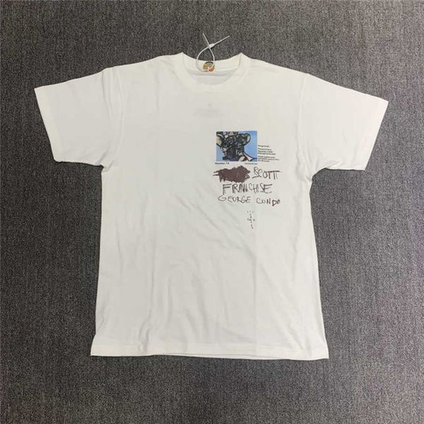 

men's t-shirts travis scott cactus jack po t-shirt men women jackboys fashion casual tees oversized sxzi, White;black
