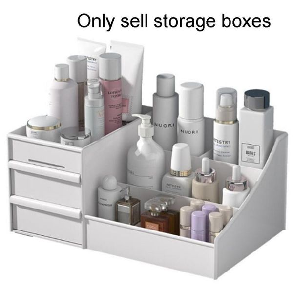 

korean style cosmetic box deskstorage drawer type plastic jewelry rack boxes & bins