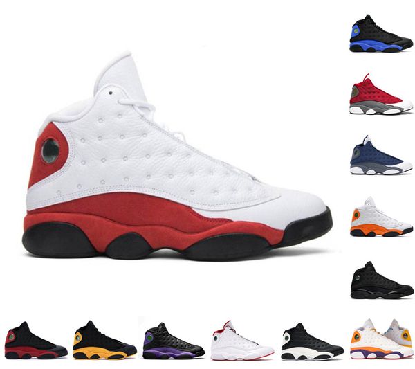 

jumpman 13 13s flint high basketball shoes men women starfish white lucky green chicago designer sneakers bred reverse he got game playgroun, Black