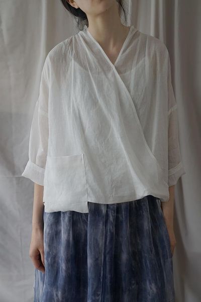 

guofeng fine ramie transparent slant skirt shirt chinese loose and thin cool sunscreen s19156 women's jackets, Black;brown