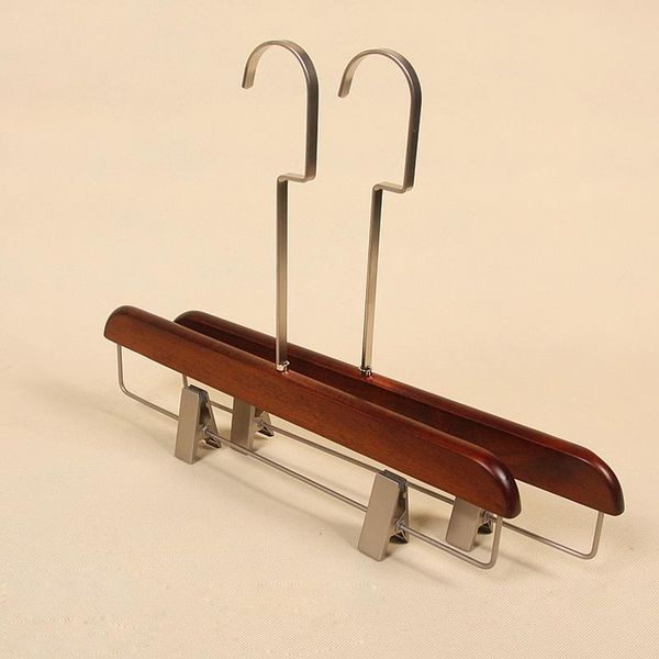 

hangers & racks 2pcs/lot wood hanger clothes rack wooden clothing store el trousers