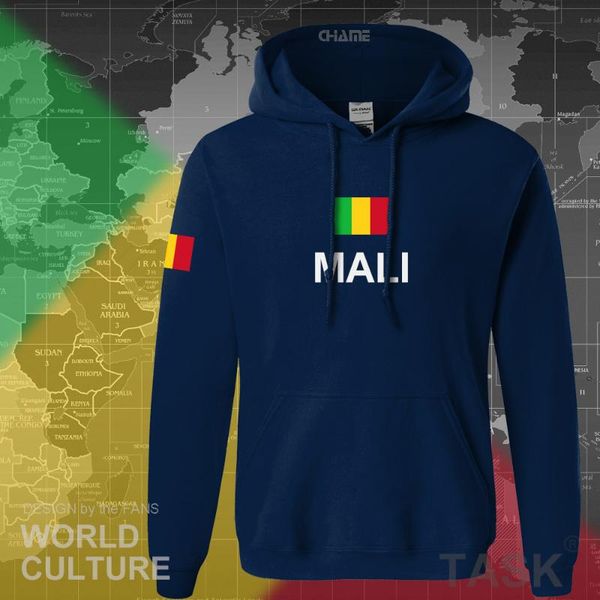 

men's hoodies & sweatshirts republic of mali hoodie men sweatshirt sweat hip hop streetwear tracksuit nation country mli malian, Black