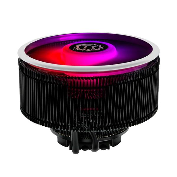 

fans & coolings hurricane s200 cpu radiator fan silent rgb lighting effect 4 heat pipe intelligent temperature control for inter