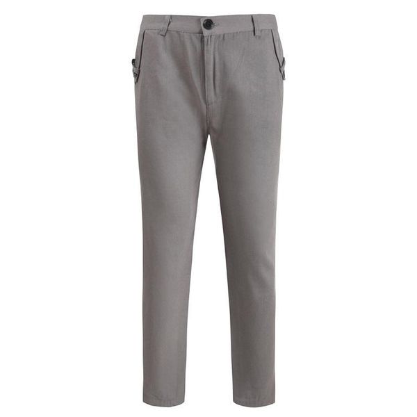 

men's jeans product solid color straight pants han qiudong trousers, Blue