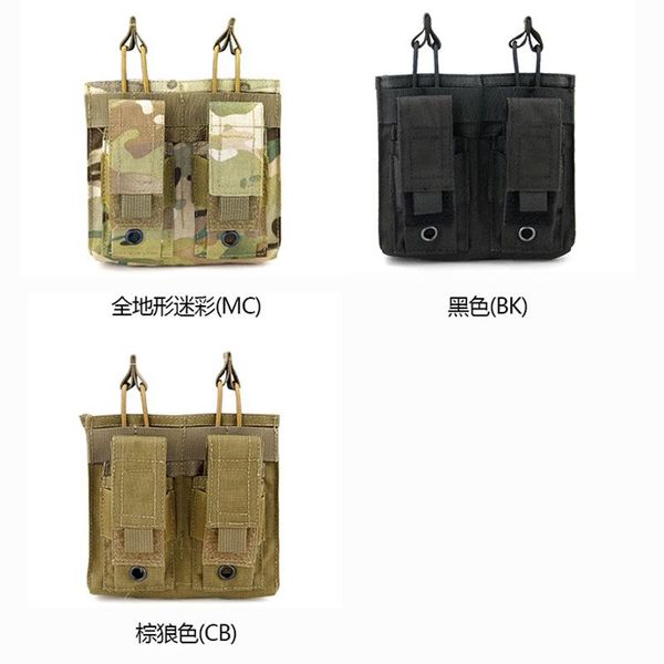 

tactical helmets 5.56 double mag pouch carrier open-molle