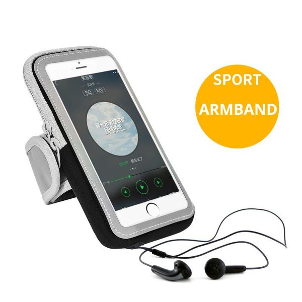 

running phone armbands sport case bag cover 5.8 6.2 6.4 brassard telephone smartphone arm holder gym exercise on hand wrist cell cases