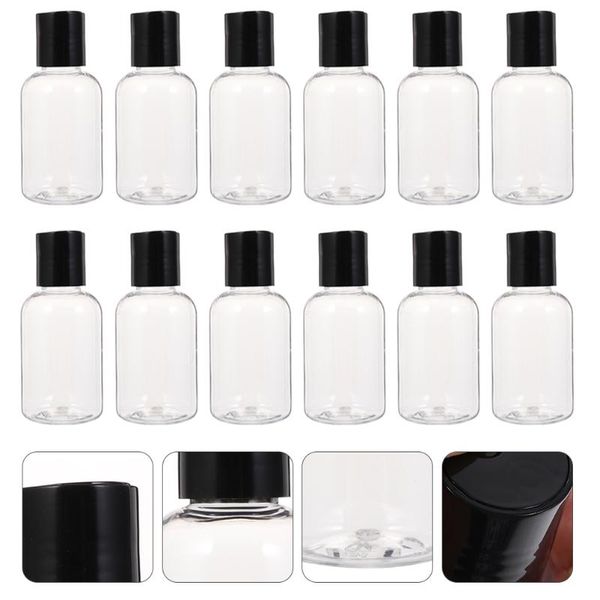 

storage bottles & jars 12pcs 50ml travel makeup refillable hand washing containers